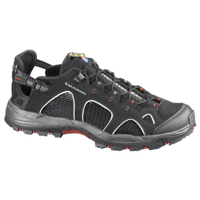 Salomon Singapore Mens Water Shoe - TECHAMPHIBIAN 3 Black | 17968-WQOY